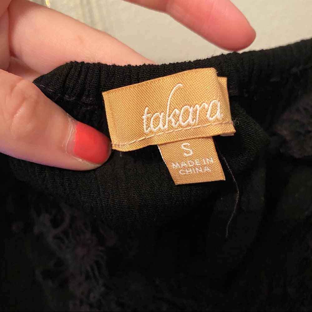 Black blouse - Picture 3 of 4